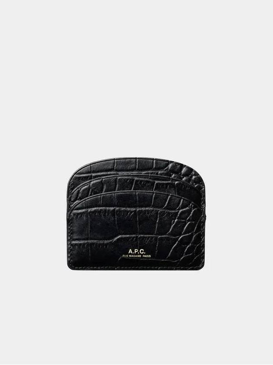 Demi Lune Card Wallet Black - A.P.C. - BALAAN 2