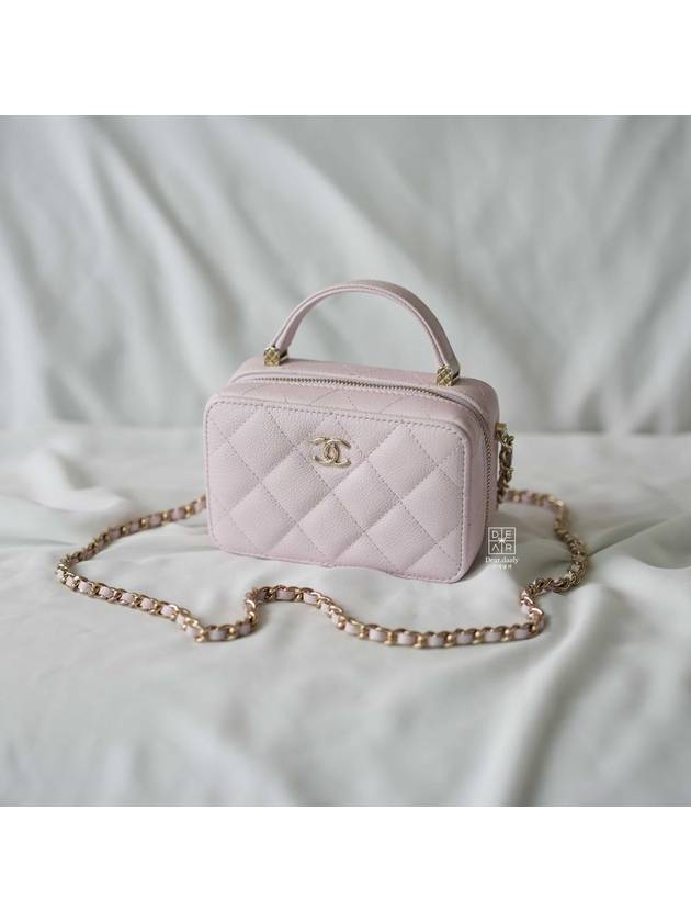 Gold Classic Mini Camera Cross Bag Light Pink - CHANEL - BALAAN 10