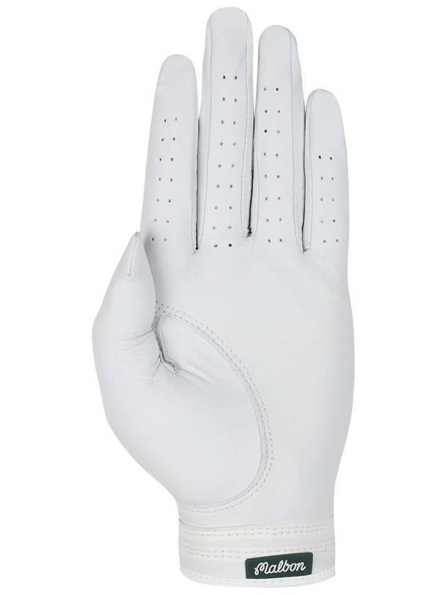 Bucket Women s One Handed Gloves WHITE WOMAN - MALBON GOLF - BALAAN 2