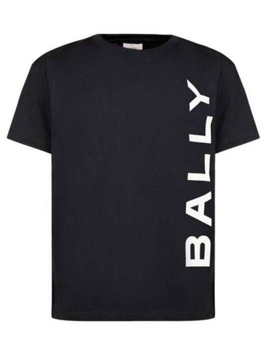 Long Sleeve T-Shirt MJE05C CO018 U546 BLACK - BALLY - BALAAN 1