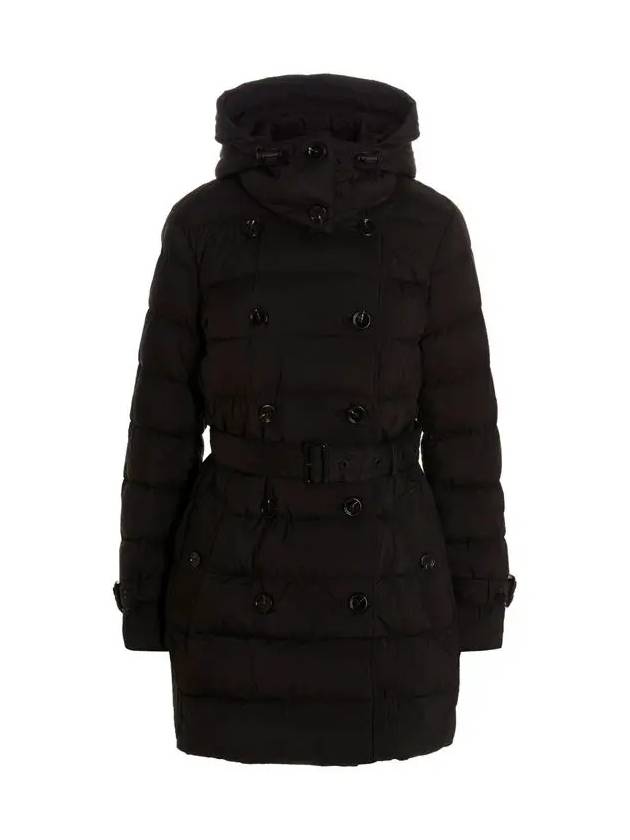 Detachable Hoodie Puffer Coat Padded Black - BURBERRY - BALAAN 3