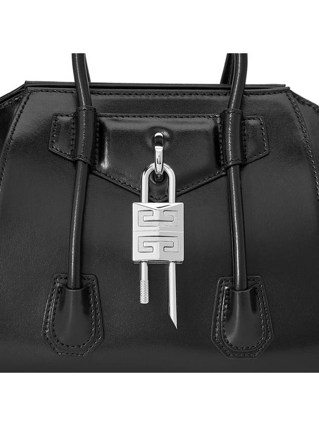 Antigona Leather Lock Tote Bag Black - GIVENCHY - BALAAN 9