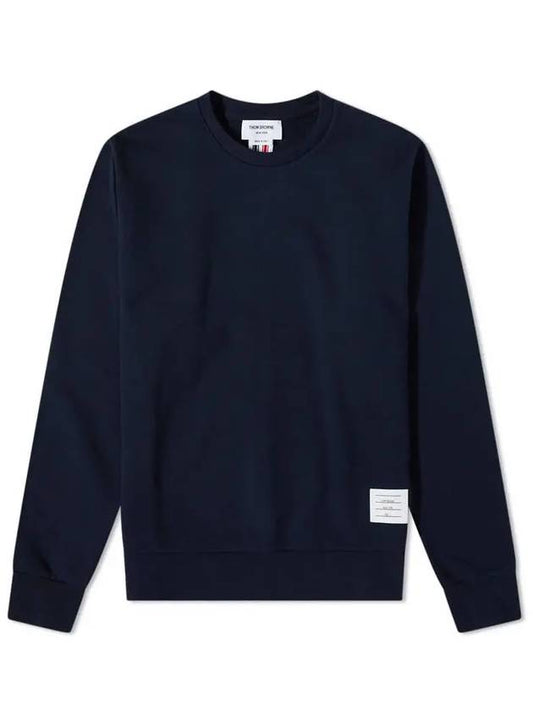 Center Back Stripe Crewneck Sweatshirt Navy - THOM BROWNE - BALAAN 2