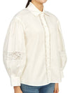 Women's Samuele Cotton Shirt White - MAX MARA - BALAAN 4