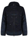 Shell R Blend Goggle Detail Hooded Jacket Navy - CP COMPANY - BALAAN 2