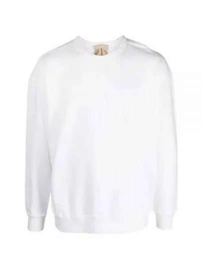 Garment Dyed Cotton Jersey Sweatshirt White - TEN C - BALAAN 2