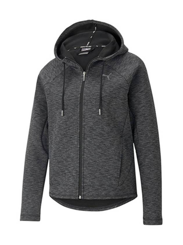 Women s Evo Stripe Hooded Zip Up 589157 01 - PUMA - BALAAN 1