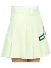 Women's Naomi Pleated Skirt Green - J.LINDEBERG - BALAAN 11