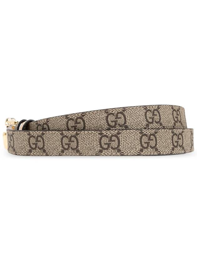 GG Marmont Reversible Thin Leather Belt Beige - GUCCI - BALAAN 5