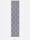 CD Diamond Jacquard Wool Muffler Grey - DIOR - BALAAN 4