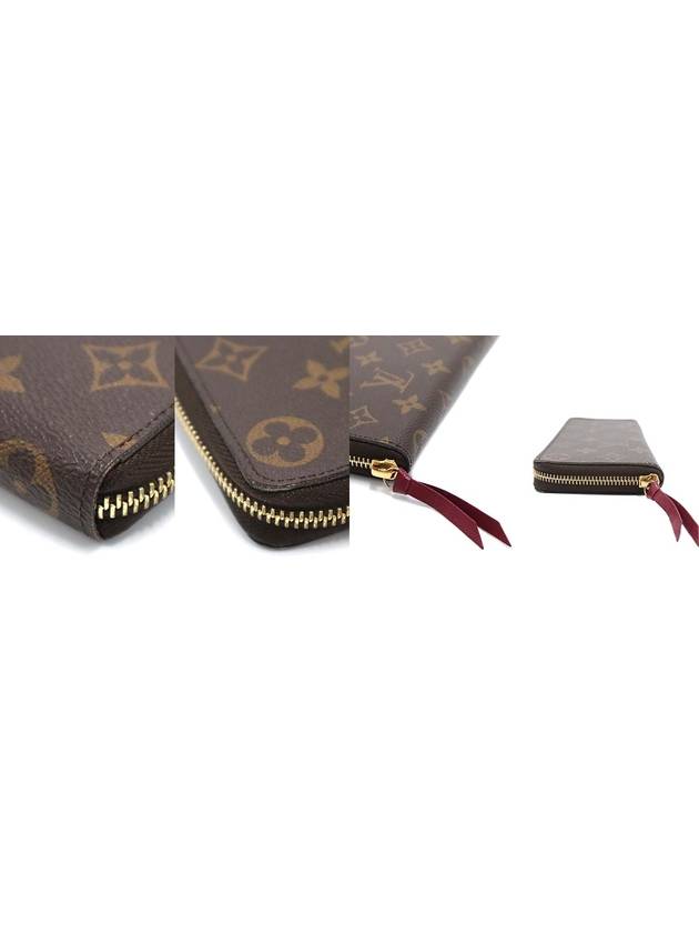 Louis Vuitton M60742 Monogram Canvas Fuchsia Clemence Wallet Long - LOUIS VUITTON - BALAAN 7