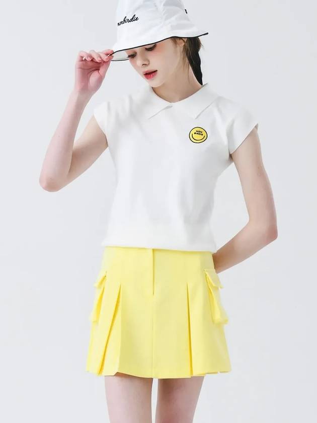 Vivid Cargo Skirt YELLOW - MONBIRDIE GOLF - BALAAN 5