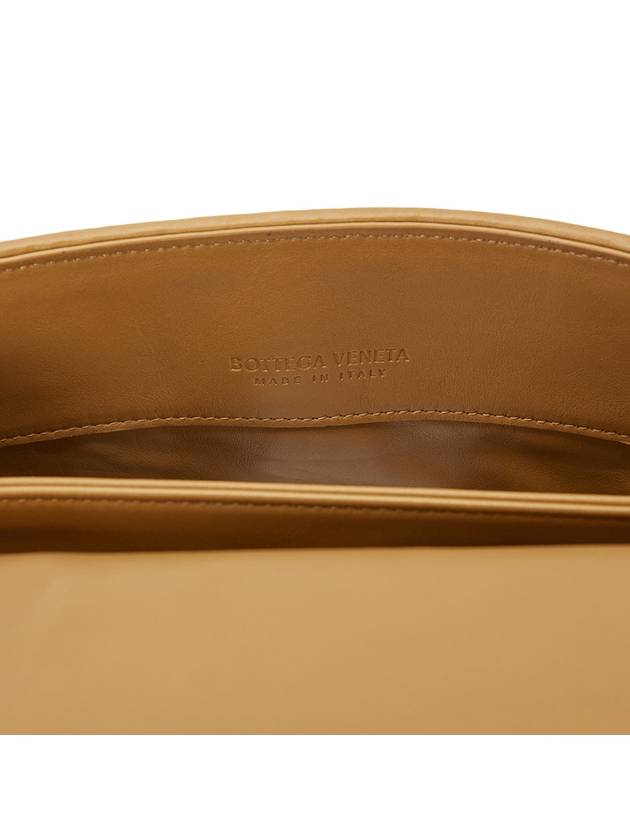 Intrecciato Leather Shoulder Bag Camel - BOTTEGA VENETA - BALAAN 11