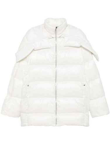 Rick Owens Men s Cyclopic Hooded Long Down Padding White - MONCLER - BALAAN 1