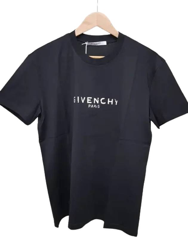 Logo Short Sleeve T-Shirt Black - GIVENCHY - BALAAN 2