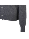 Heart Waffen Cardigan AX N007 051 3 GRAY - COMME DES GARCONS - BALAAN 7