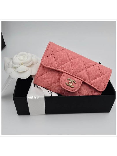 25C Classic Snap Knock Tok Card Wallet Pink AP0214 - CHANEL - BALAAN 2