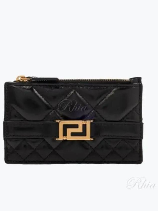 Greca Goddess Zip Card Wallet Black - VERSACE - BALAAN 2