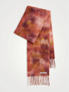 [ACNE STUDIOS] MOHAIR SCARF FN-UX-SCAR000290 BURGUNDY RED/MAUVE PINK - ACNE STUDIOS - BALAAN 2