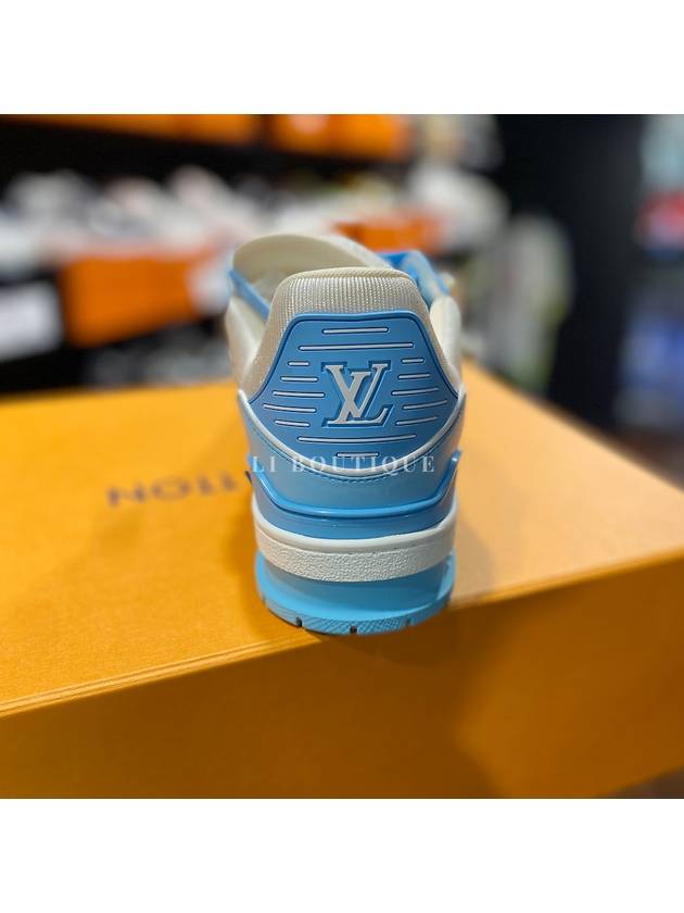 Trainer Men's Sneakers Virgil Abloh Blue - LOUIS VUITTON - BALAAN 4