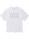 Rabbit Po Short Sleeve T Shirt White - RADINEO - BALAAN 1