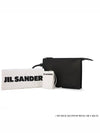 Trace Logo Small Leather Shoulder Bag Black - JIL SANDER - BALAAN 4