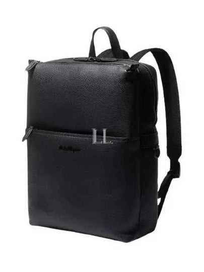 Signature Logo Backpack Black - SALVATORE FERRAGAMO - BALAAN 2