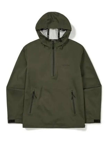 2 5L Waterproof Anorak Khaki S23ZMPAN02 - SNOW PEAK - BALAAN 1