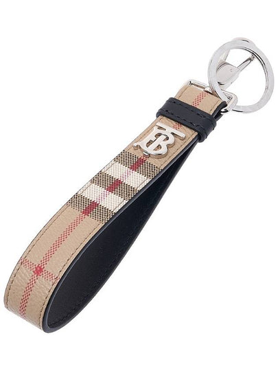 Monogram Motif Check Key Holder Beige - BURBERRY - BALAAN 2