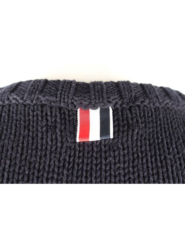 Diagonal armband anchor knit navy 4 105 - THOM BROWNE - BALAAN 6