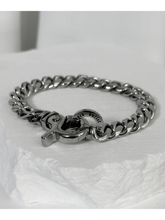 SS Curb Chain Bracelet - BLESSED BULLET - BALAAN 2