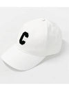 Initial Baseball Cap Cotton White - CELINE - BALAAN 3