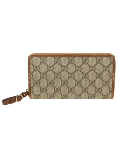 GG Supreme Canvas Long Wallet Beige - GUCCI - BALAAN 2