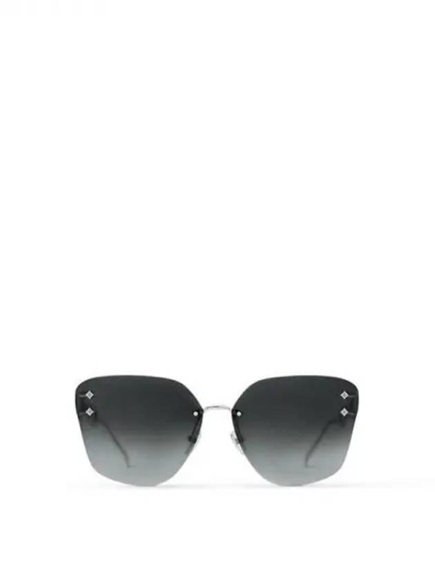 LV Jewel Cat Eye Sunglasses Silver - LOUIS VUITTON - BALAAN 2