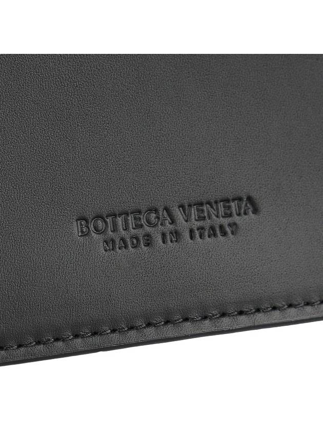 Intrecciato Folding Card Wallet Black - BOTTEGA VENETA - BALAAN 7