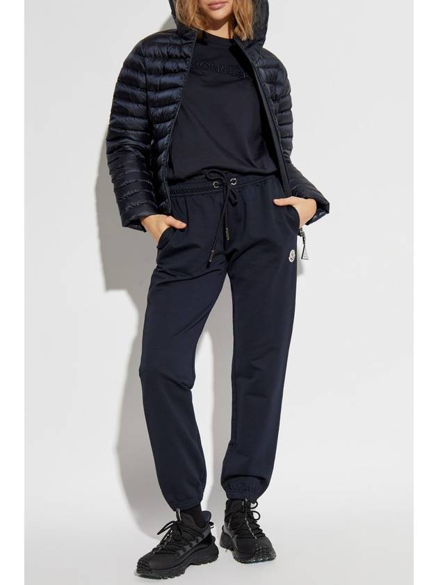 Moncler Sweatpants With Logo, Women's, Navy Blue - MONCLER - BALAAN 2