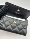 Boy Classic Knock Tock Kleok Women s Card Wallet Black Silver - CHANEL - BALAAN 6