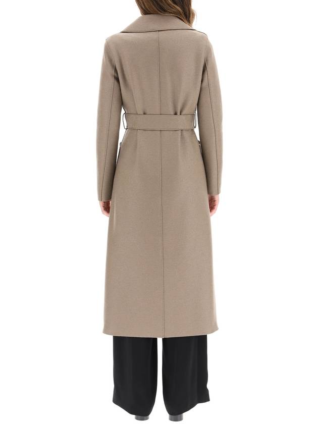 long pressed wool coat - HARRIS WHARF LONDON - BALAAN 3