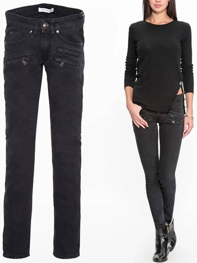 11th Anniversary MultiPocket Skinny Jeans Black FP5359J 935B 905 - BALMAIN - BALAAN 2