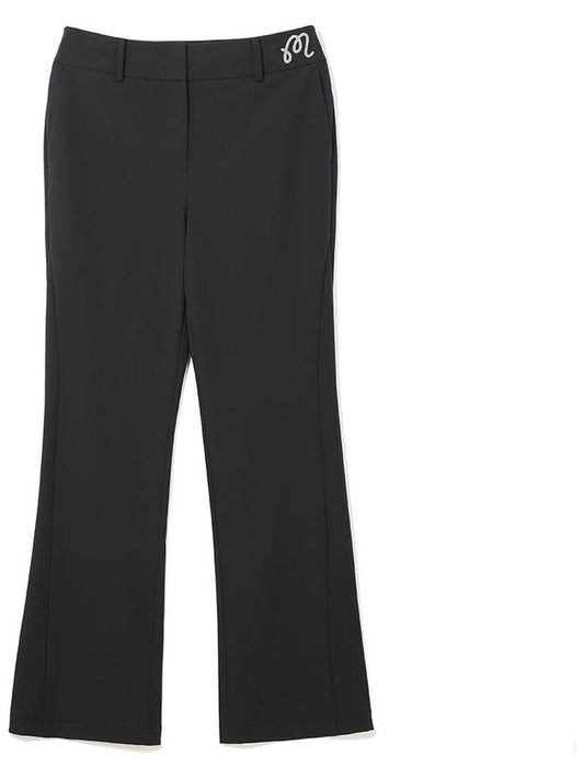 Utility bootcut pants BLACK WOMAN - MALBON GOLF - BALAAN 1