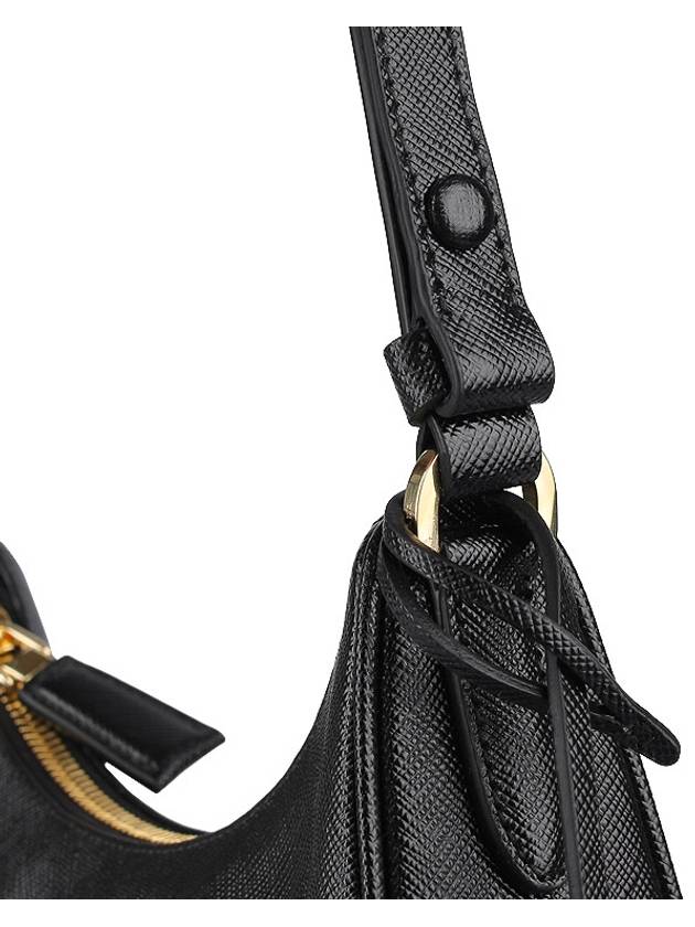 Saffiano Leather Mini Bag Black - PRADA - BALAAN 9