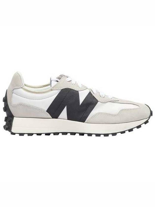 327 Sea Salt Sneakers White Black - NEW BALANCE - BALAAN.