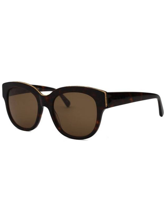 Stella McCartney SC0007S 003 officially imported square horn rimmed luxury sunglasses - STELLA MCCARTNEY - BALAAN 1