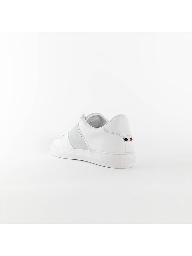 Neue York Leather Low Top Sneakers White - MONCLER - BALAAN 5