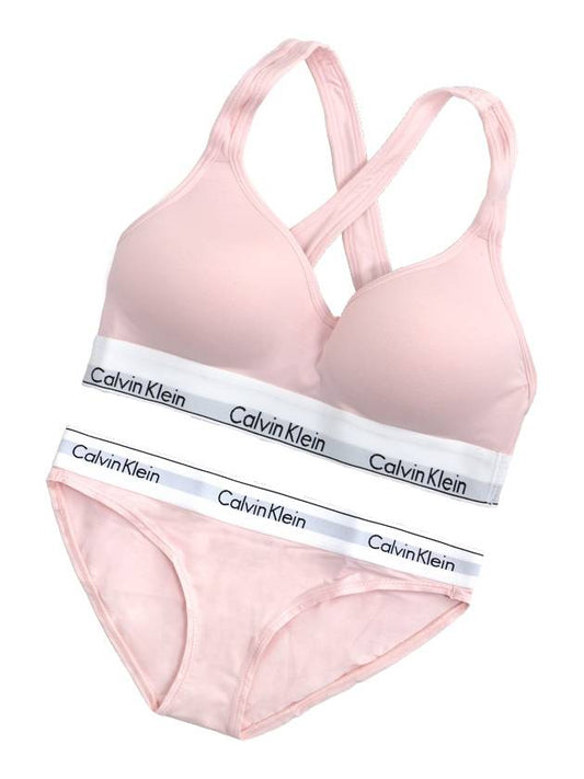 CK Sports Bra Panty Set QF1654+F3787 - CALVIN KLEIN - BALAAN 1