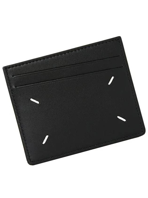 Stitch Diagonal Card Wallet Black - MAISON MARGIELA - BALAAN 3