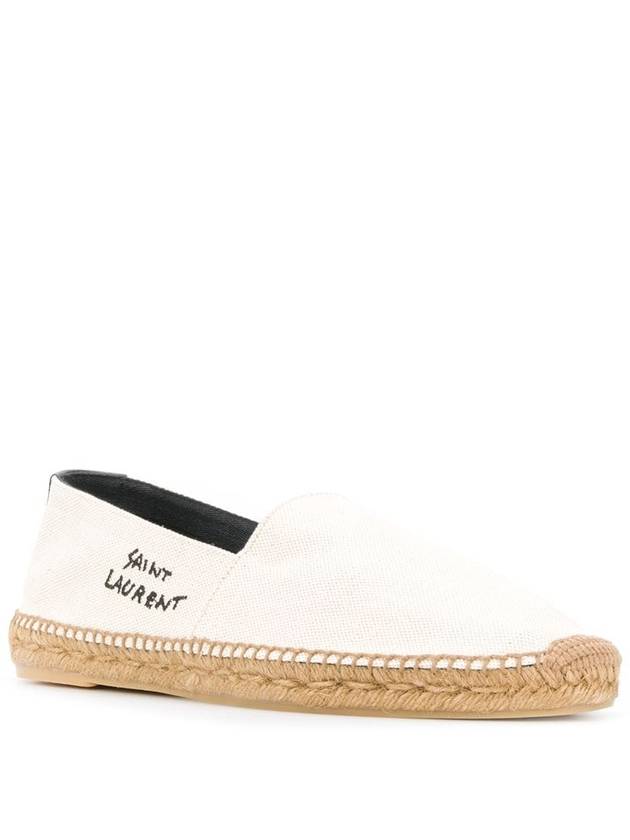 Logo Monogram Espadrilles Beige - SAINT LAURENT - BALAAN 6