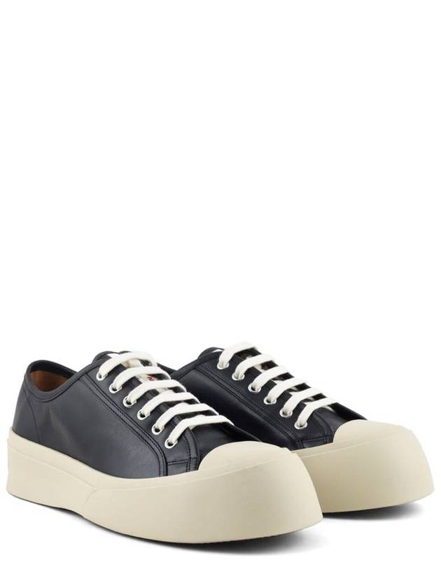 Pablo Platform Nappa Leather Low Top Sneakers Black - MARNI - BALAAN 3