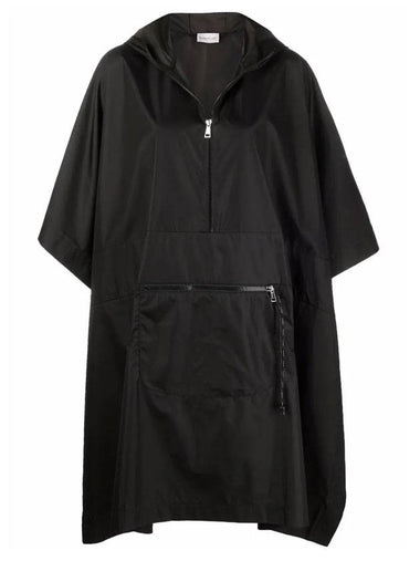 Women's Pocket Cape Black - MONCLER - BALAAN 1