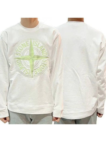 Logo embroidered garment dyed sweatshirt 78156 1126797 - STONE ISLAND - BALAAN 1